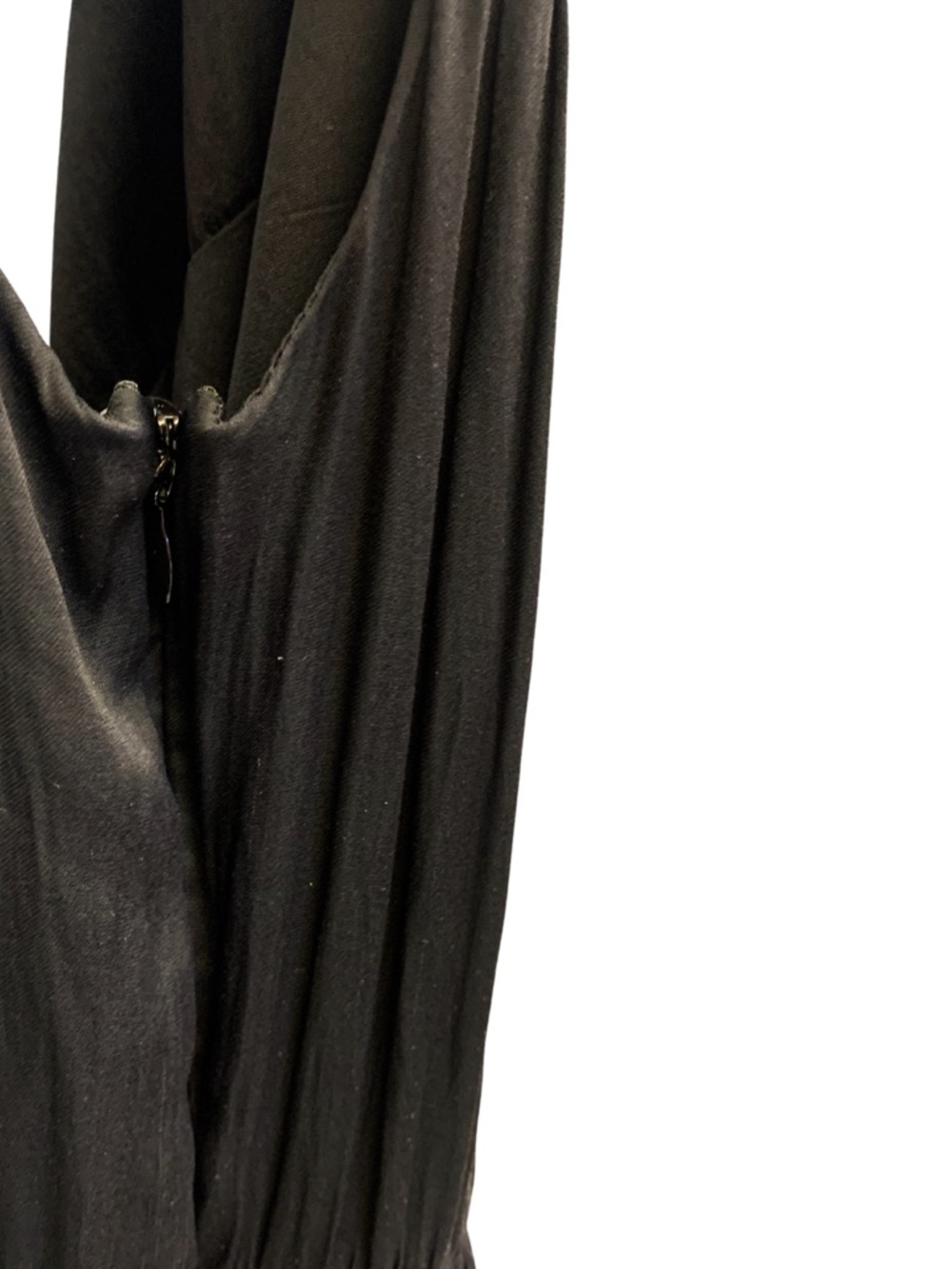 Banana Republic Flowy Black Sleeveless Maxi Dress 00P Petite Minimalist Capsule - Picture 9 of 12